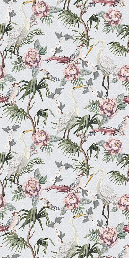 Colección Aves exóticas, diseño DECOTILES en porcelánico de 60x120 cm