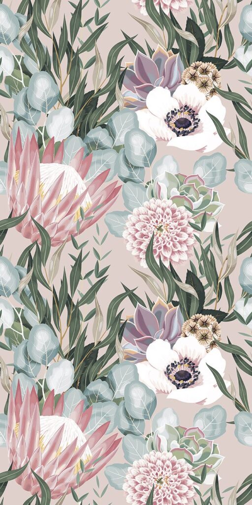 Colección Proteas, diseño DECOTILES en porcelánico de 60x120 cm